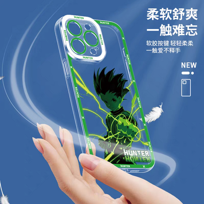 Japanese Anime Hunter X Hunter Anime & Comic Fighting Version | Killua Gon Kurapika Hisoka Morow - iPhone Case PLUS SE2 XS XR X 11 12 13 14 15 16 16e 17 17e Pro Promax 12mini 13mini