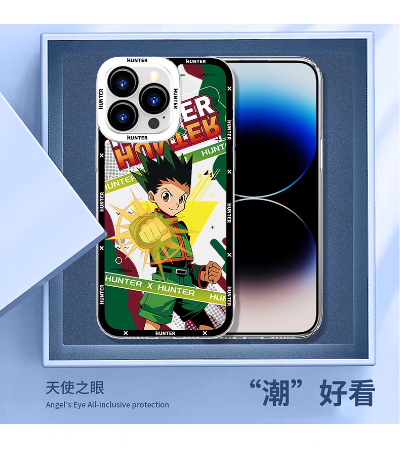 Japanese Anime Hunter X Hunter Anime Version | Killua Gon Kurapika Hisoka Morow Calltt Matiy Nephelpito Alluka - iPhone Case PLUS SE2 XS XR X 11 12 13 14 15 16 16e 17 17e Pro Promax 12mini 13mini