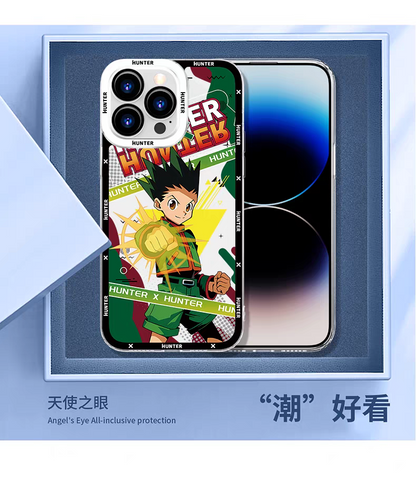 Japanese Anime Hunter X Hunter Anime Version | Killua Gon Kurapika Hisoka Morow Calltt Matiy Nephelpito Alluka - iPhone Case PLUS SE2 XS XR X 11 12 13 14 15 16 16e 17 17e Pro Promax 12mini 13mini