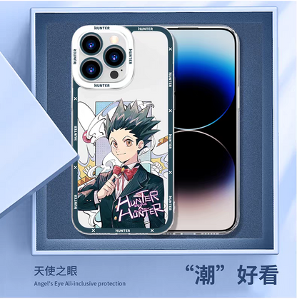 Japanese Anime Hunter X Hunter Formal Dress Version | Killua Gon Hisoka Morow Leorio Kurapika Chrollo Sharunaaku Irumi Feitan 9 Styles - iPhone Case PLUS SE2 XS XR X 11 12 13 14 15 16 16e 17 17e Pro Promax 12mini 13mini