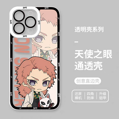 Japanese Anime Kimetsu no Yaiba Demon Slayer | Cute Style Sabito - iPhone Case 6 7 8 PLUS SE2 XS XR X 11 12 13 14 15 16 16e Pro Promax 12mini 13mini