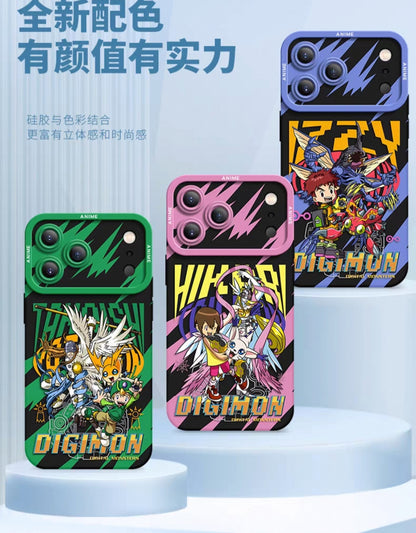 Japanese Cartoon Digimon Adventure Digital Monster Silicone Case | IZUMI KOUSHIRO X Tentomon - iPhone Case 6 7 8 PLUS SE2 XS XR X 11 12 13 14 15 16 16e 17 Pro Promax 12mini 13mini