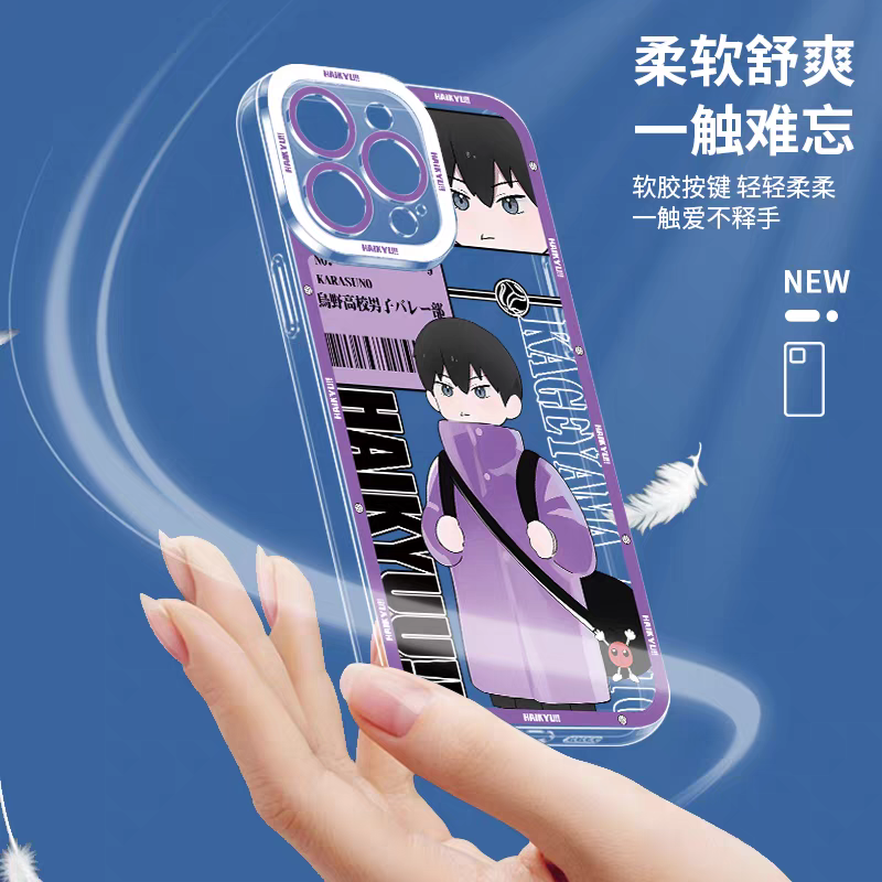 Japanese Anime Haikyu!! Kid Style | Miya Atsumu Cat - iPhone Case PLUS SE2 XS XR X 11 12 13 14 15 16 17 Pro Promax 12mini 13mini