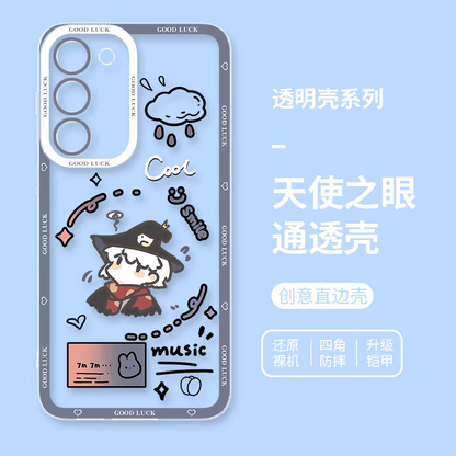 Game Sky Image Cute Drawing Style | Light Child with 8 Styles - Phone Case Samsung Galaxy S26 S25 S24 S23 S22 S21 FE Ultra Edge