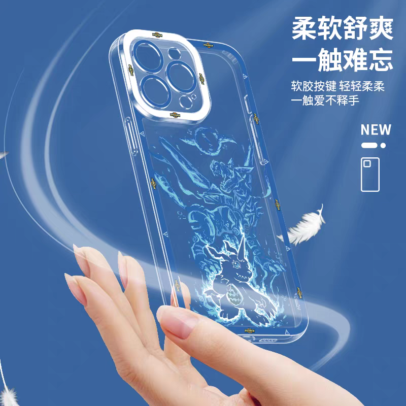 Anime Digimon Digital Monster Evolution Soul Version | Agumon Gabumon Piyomon Gomamon Palmon Patamon Tentomon Tailmon - iPhone Case 7 8 PLUS SE2 XS XR X 11 12 13 14 15 16 16e 17 Pro Promax 12mini 13mini