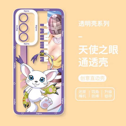 Anime Digimon Digital Monster Version 3 | Tailmon - Phone Case Samsung Galaxy S25 S24 S23 S22 S21 FE Ultra Edge