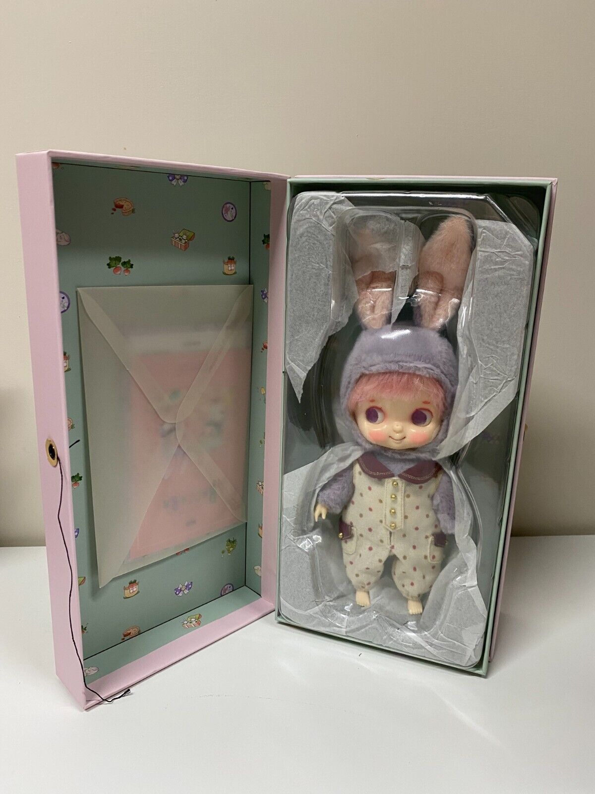 TheFantasyBeasts Rabbit Purple Grape BACCARA NEW Artist Doll in dress Holala