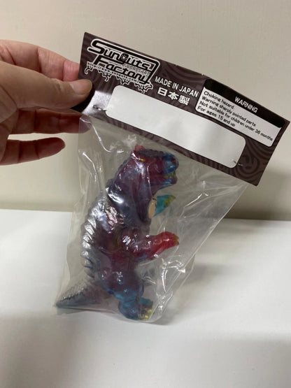 Japan Sunguts Dinosaur Man Red Blue Translucent Limited Edition Retired Rare