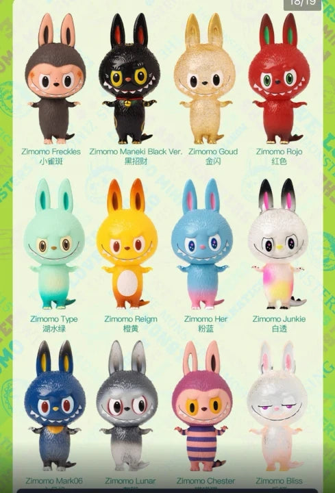 How2work The Little Monster Mini Figure Collection Series 4 | No.6 Zimomo Reigm - Retired Rare Toy Collection Mystery Blind Box