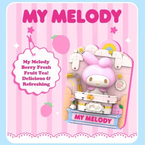 Sanrio Dessert Bar My Melody Wall Hanging Building Blocks Toy Collections