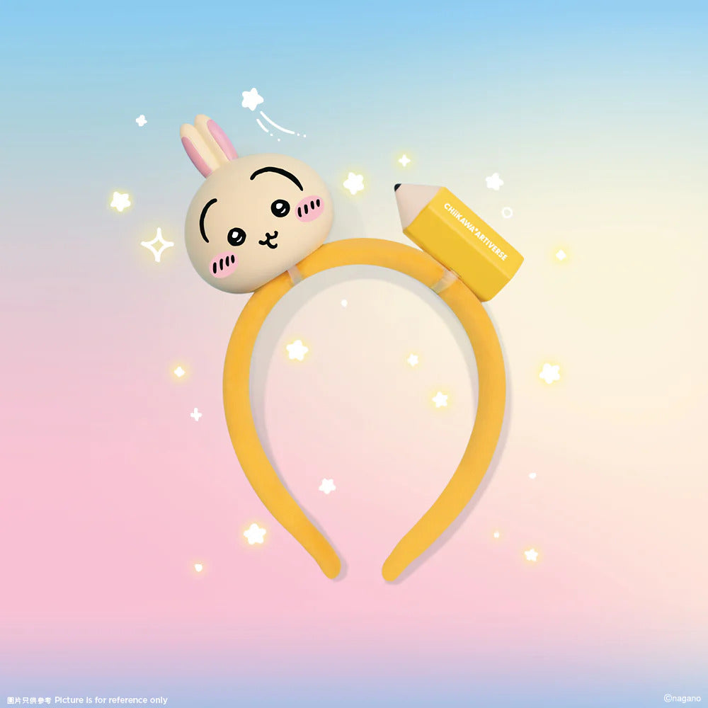 [Per-order] ChiiKawa ChiiKawa Go Round Limited Series | ChiiKawa Hachiware Usagi Cute Icon with Pencil Headband - Kawaii items Room Decoration