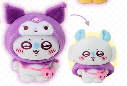 [Pre-Order] Japan ChiiKawa X Sanrio Series 4 | ChiiKawa Hachiware Usagi Momonga Crab Crossover Sanrio Characters Costume Plush Doll - Kawaii items Room Decoration doll - KawaiiGiftLand