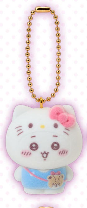 [Pre-Order] Japan ChiiKawa X Sanrio Series 4 | ChiiKawa Hachiware Usagi Momonga Crab Crossover Sanrio Characters Costume Cute Plush Plastic Mini Figure Keychain Mystery Blind Box - Kawaii items Room Decoration - KawaiiGiftLand