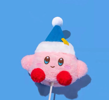 Japanese Cartoon Pink Monster Starkabi with Blue Hat Plush Doll Style AirPods AirPodsPro AirPods3 Case