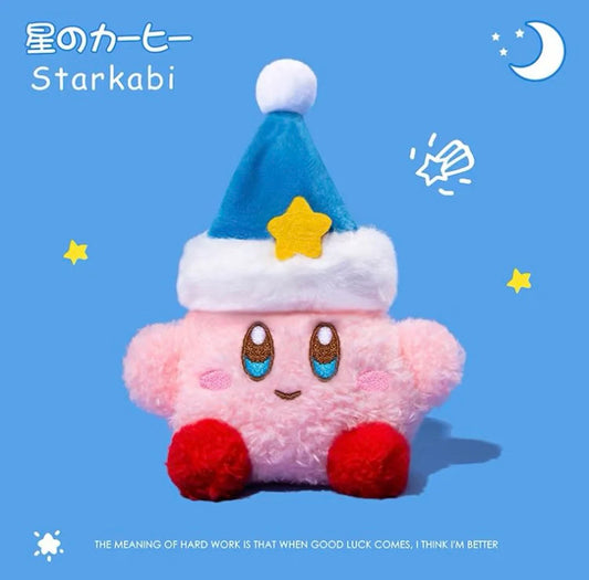 Japanese Cartoon Pink Monster Starkabi with Blue Hat Plush Doll Style AirPods AirPodsPro AirPods3 Case