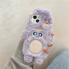 Plush Purple Rabbit Fluffy iPhone Case 11 12 13 14 Pro Promax