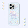 日本のカートゥーン CN ユニコーン ブルー iPhone ケース PLUS XS XR X 11 12 13 14 15 Pro Promax