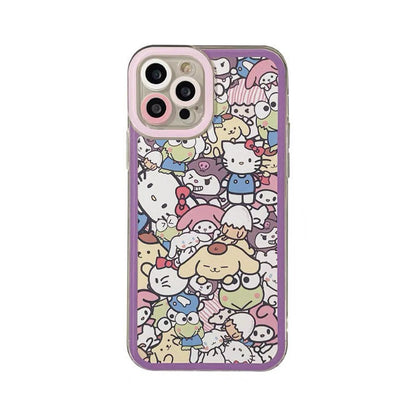 Full Japanese Cartoon KT MM KU CN PN KP GU iPhone Case 6 7 8 PLUS SE2 XS XR X 11 12 13 14 15 Pro Promax 12mini 13mini