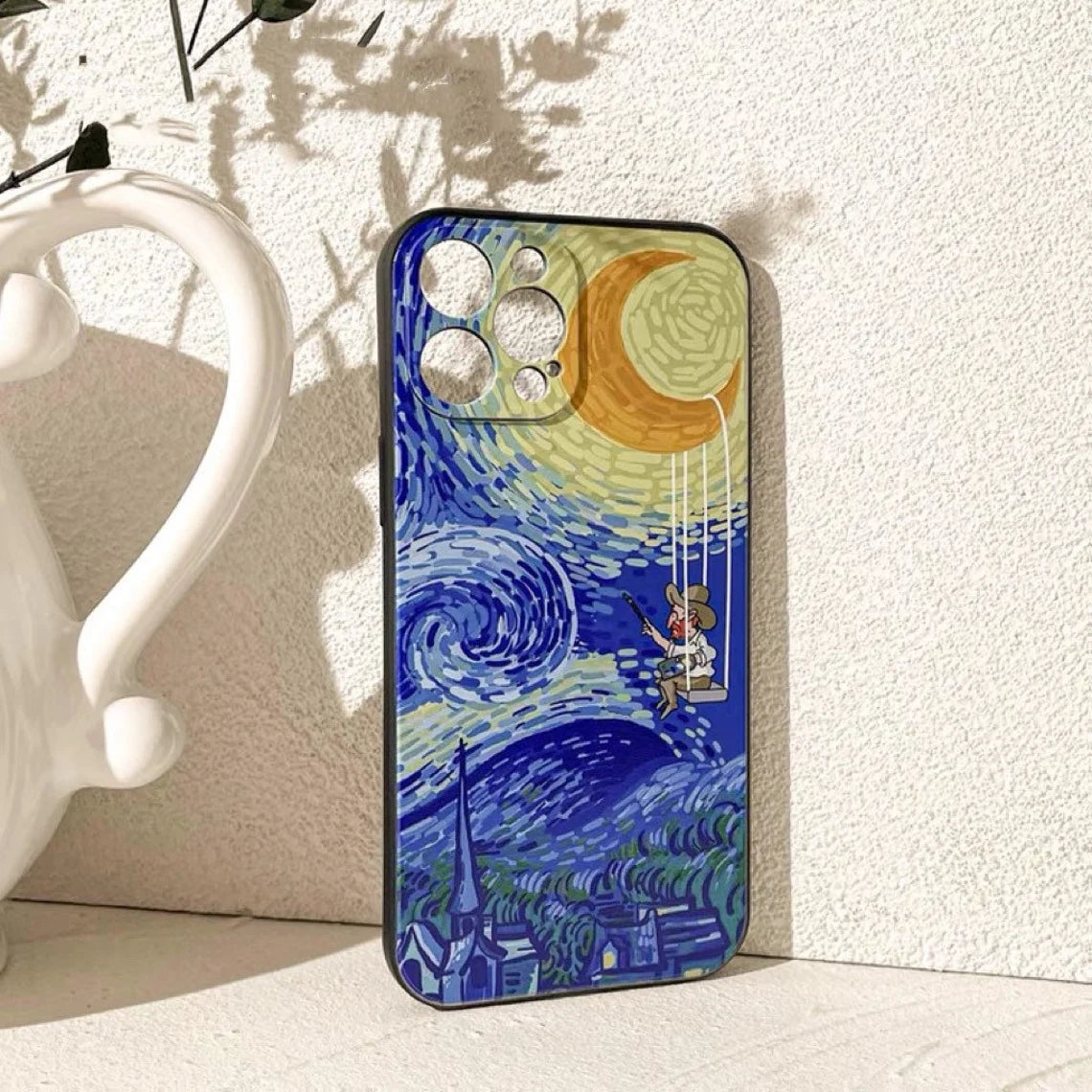Van Gogh Starry Night iPhone Case 6 7 8 PLUS SE2 XS XR X 11 12 13 14 15 Pro Promax 12mini 13mini