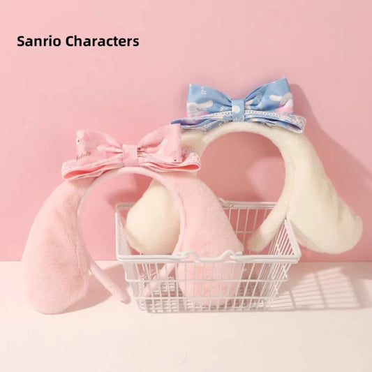 Sanrio Big Ear My Melody Cinnamoroll with Ribbon Headband and Hair Accessory Outfits