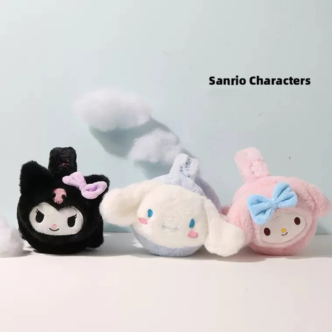 Sanrio My Melody Kuromi Cinnamoroll Fluffy Earmuffs Headband and Hair Winter Accessory Outfits