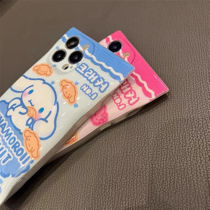 Japanese Cartoon KT CN Biscuit Snack Packing iPhone Case XS XR X 11 12 13 14 Pro Promax