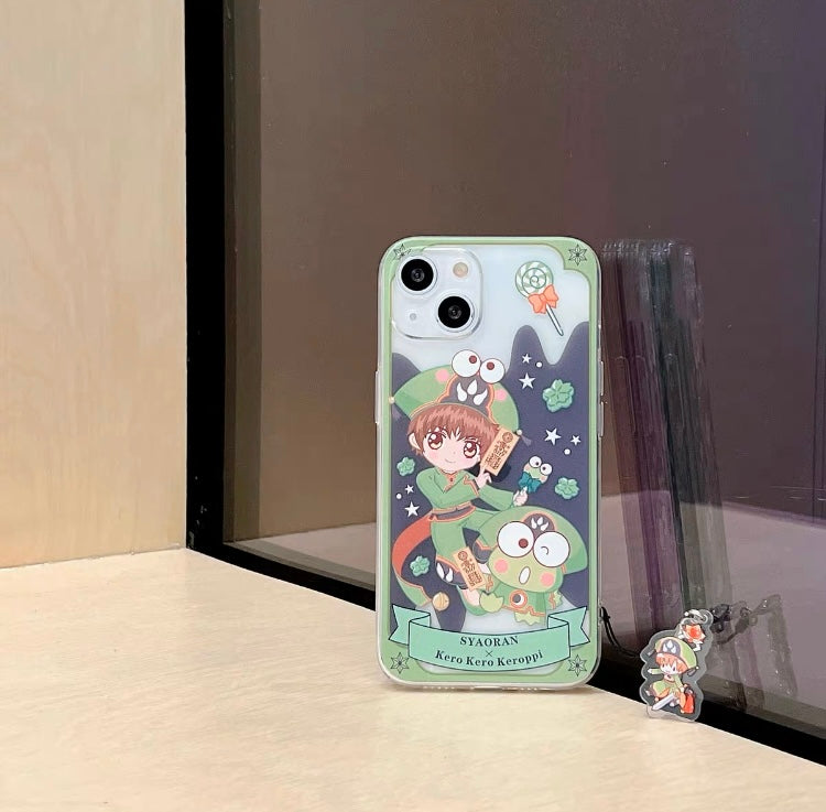 Clean Japanese Cartoon Magic Girl X KT KP iPhone Case 6 7 8 PLUS SE2 XS XR X 11 12 13 14 15 Pro Promax 12mini 13mini