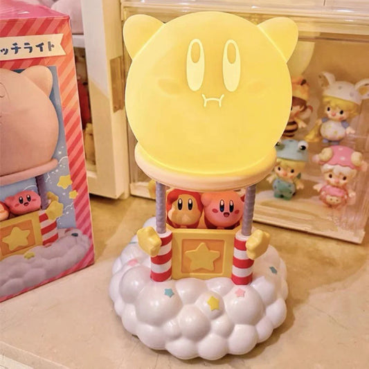 Japan Starkabi Kirby Poyo with Friend Fire Balloon on Cloud LED Night Light