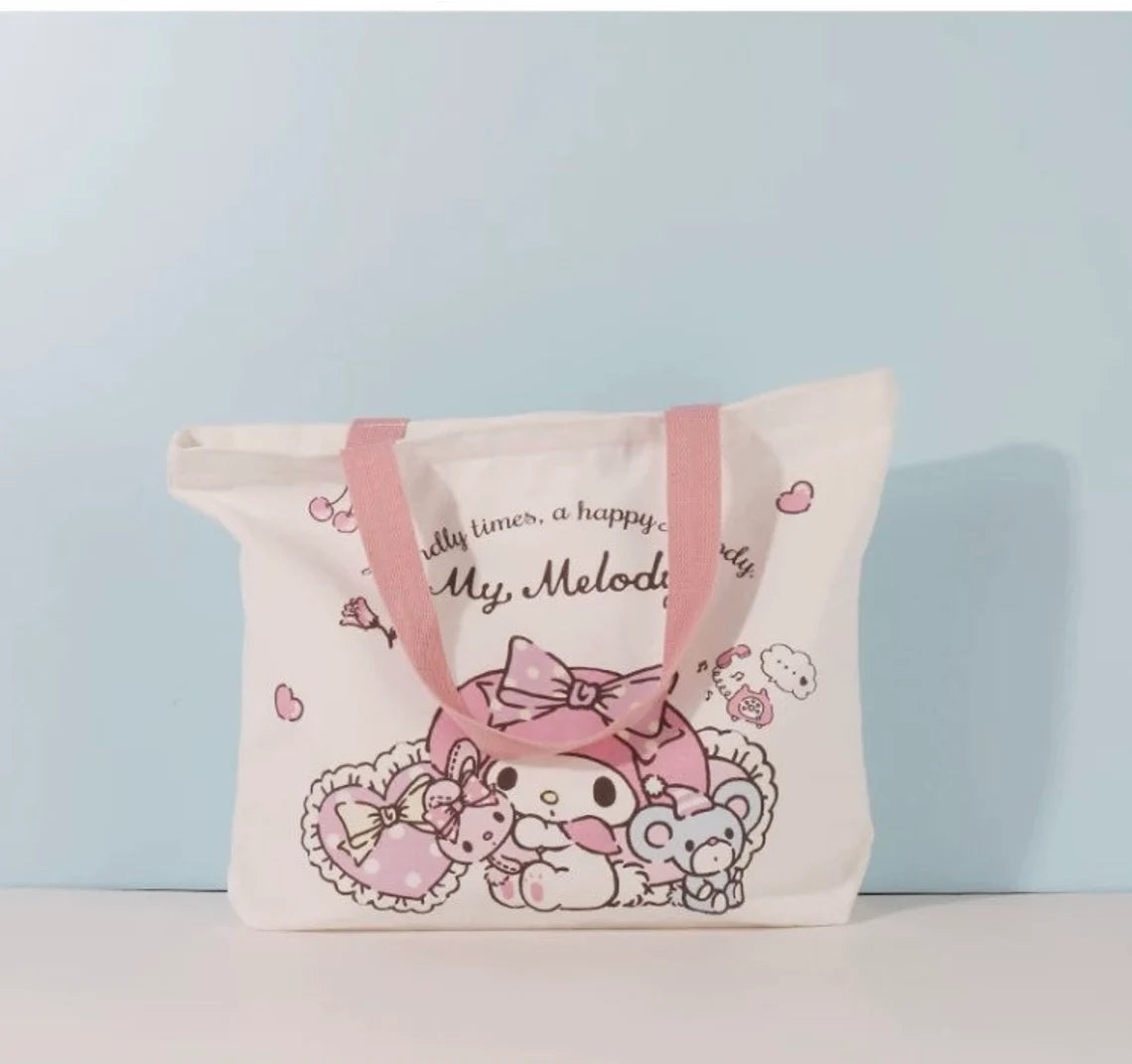 Sanrio My Melody Tote Bag with Zipper