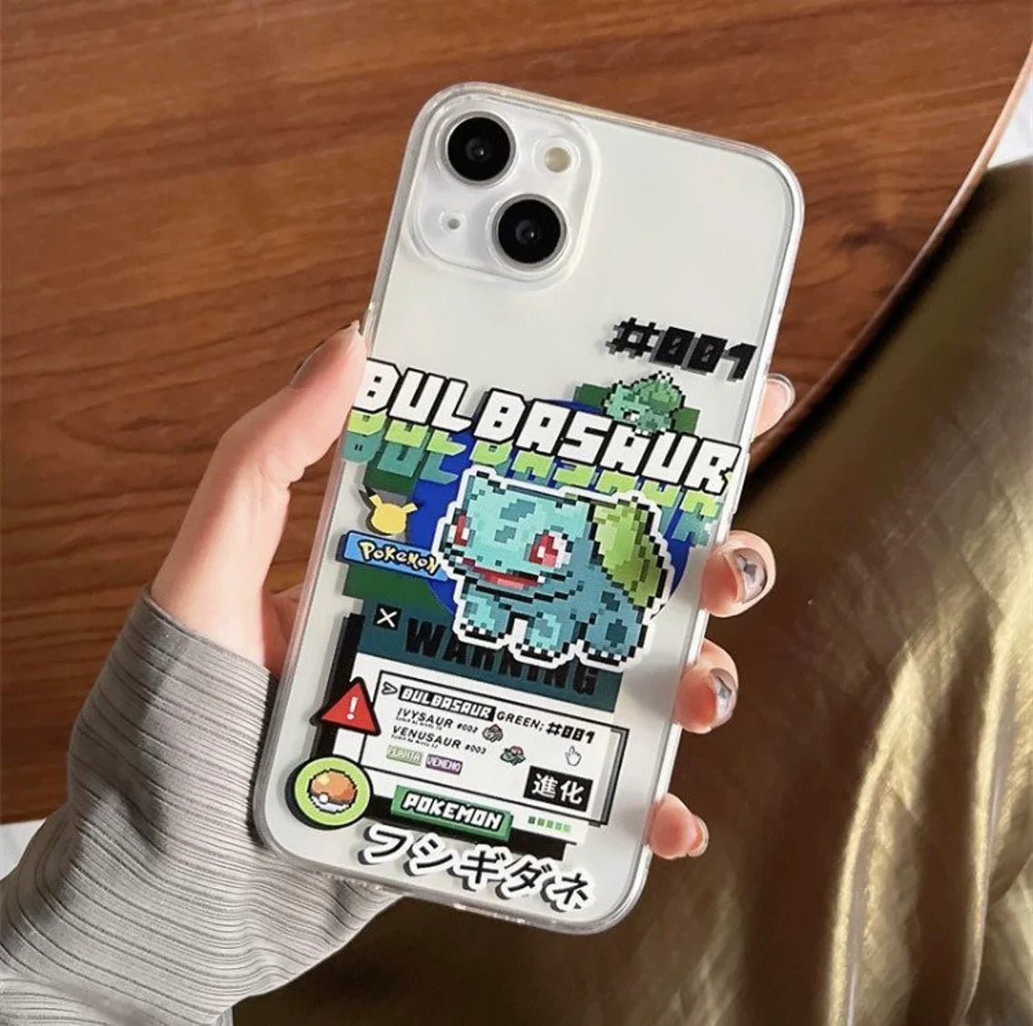 Pokémon Clean Pikachu Charmander Bulbasaur Gengar Mewtwo iPhone Case 6 7 8 PLUS SE2 XS XR X 11 12 13 14 15 Pro Promax 12mini 13mini