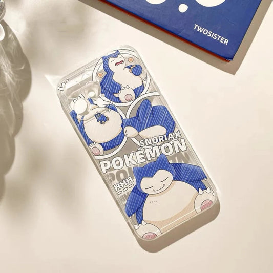 Pokémon All Snoriax iPhone Case 6 7 8 PLUS SE2 XS XR X 11 12 13 14 15 Pro Promax 12mini 13mini KawaiiGiftLand