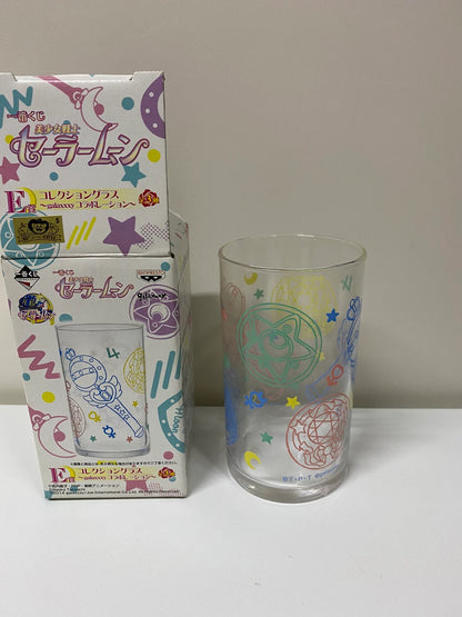 Banpresto Sailormoon Sailor Moon Turn Stick Glass Cup 20th Anniversary Retired
