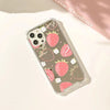 Full Strawberry with Mirror iPhone Case XS XR X 11 12 13 14 15 Pro Promax 12mini 13mini