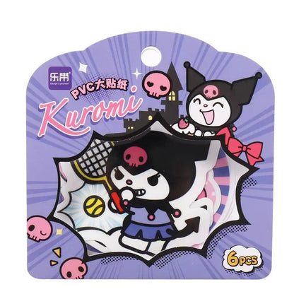 Sanrio Comics Style Hello Kitty Kuromi Pochacco Cinnamoroll Big PVC Stickers