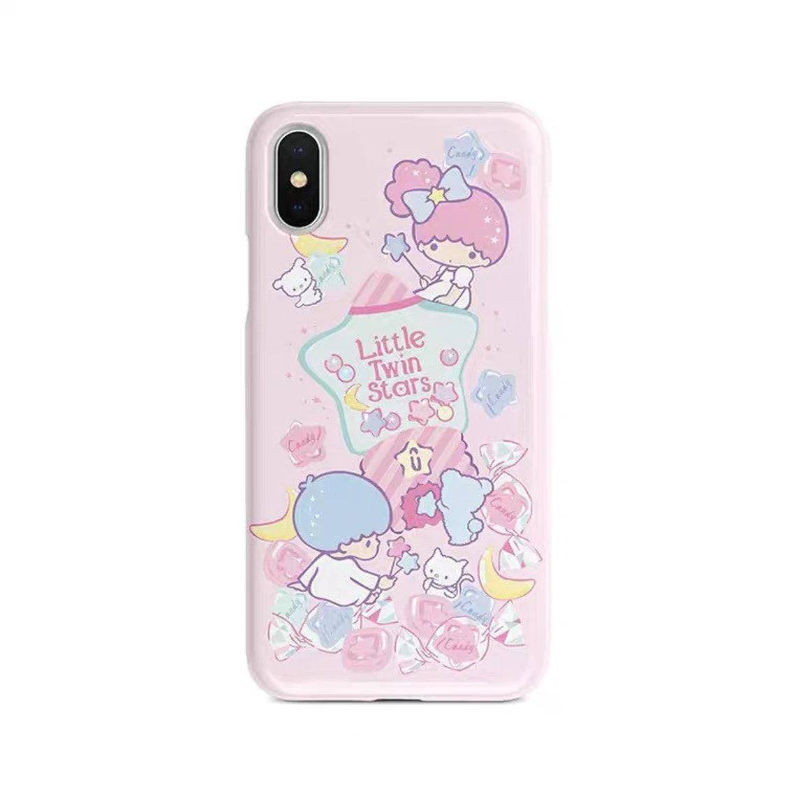 Japanese Cartoon Little Twin Stars with Candy Machine iPhone Case PLUS XS XR X 11 12 13 14 15 Pro Promax