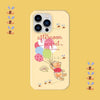 かわいいはちみつクマのプーさん バルーン付き 午後のプレフェクト iPhoneケース PLUS XS XR X 11 12 13 14 15 Pro Promax