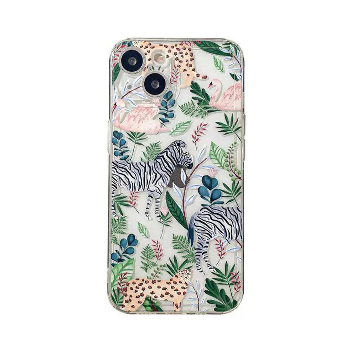 Zebra Leopard Forest Style iPhone Case 6 7 8 PLUS SE2 XS XR X 11 12 13 14 15 Pro Promax 12mini 13mini