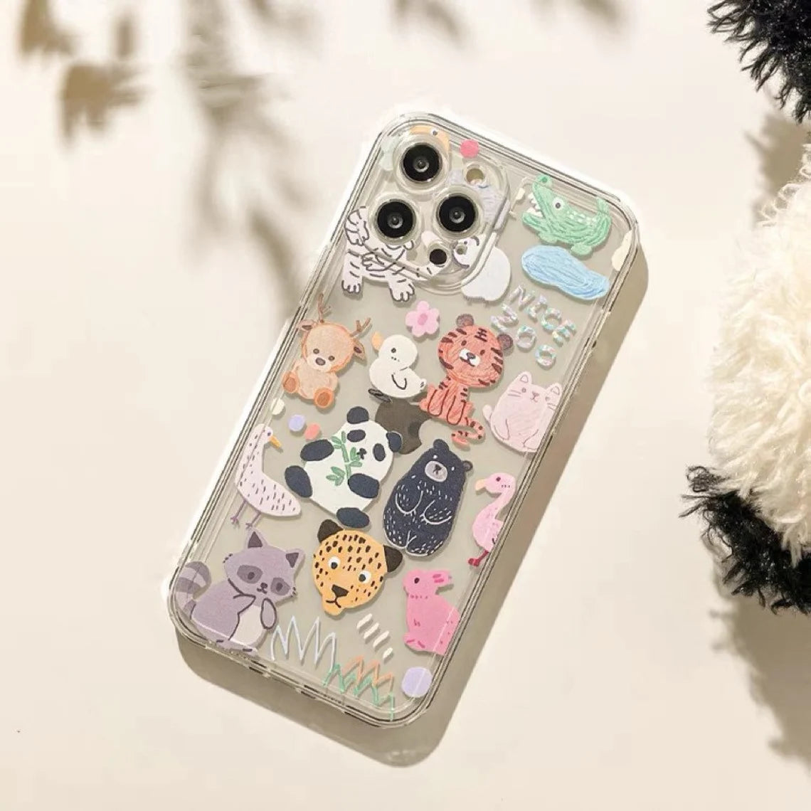 Full Animals Panda Japan Mori Style iPhone Case 6 7 8 PLUS SE2 XS XR X 11 12 13 14 15 Pro Promax 12mini 13mini