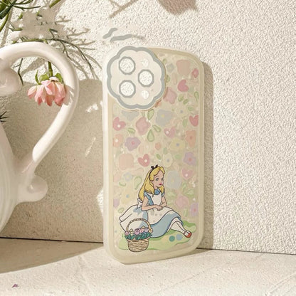 Alice with Flower Princess iPhone Case XS XR X 11 12 13 Pro Promax