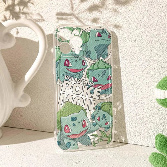 Pokémon All Bulbasaur iPhone Case 6 7 8 PLUS SE2 XS XR X 11 12 13 14 15 16 Pro Promax 12mini 13mini KawaiiGiftLand