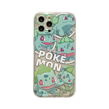 Pokémon All Bulbasaur iPhone Case 6 7 8 PLUS SE2 XS XR X 11 12 13 14 15 Pro Promax 12mini 13mini