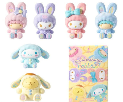 Mystery Blind Box Sanrio Characters My Melody Kuromi Little Twin Stars Cinnamoroll Pompompurin Rabbit Collectable Toys