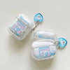 Japanese Cartoon Cinnamoroll with Heart Glitter White Bling Bling AirPods AirPodsPro AirPods3 AirPods4 Case