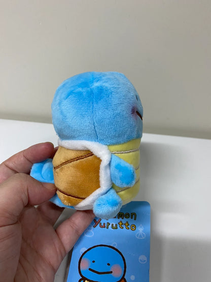 Pokemon Center Yurutto Small Eyes Squirtle Mini Plush Doll Keychain