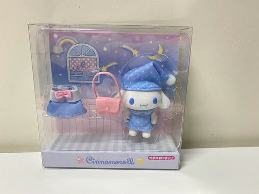 Japan Sanrio Cinnamoroll Little Pajamas Mini Doll Toy Collections
