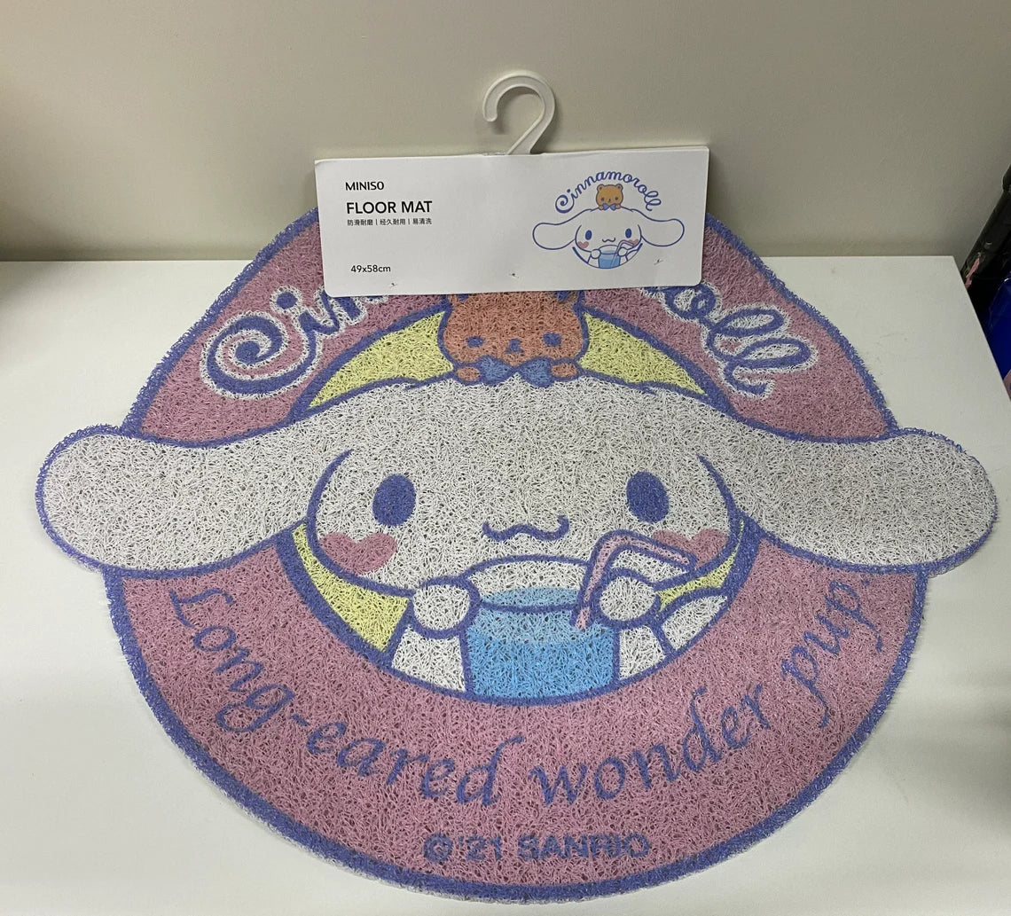 Sanrio Cinnamoroll with Logo Floor Mat
