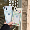 Japanese Cartoon CN Blue PC Yellow Card Photo Holder iPhone Case 7 8 PLUS X 11 12 13 14 15 16 Pro Promax