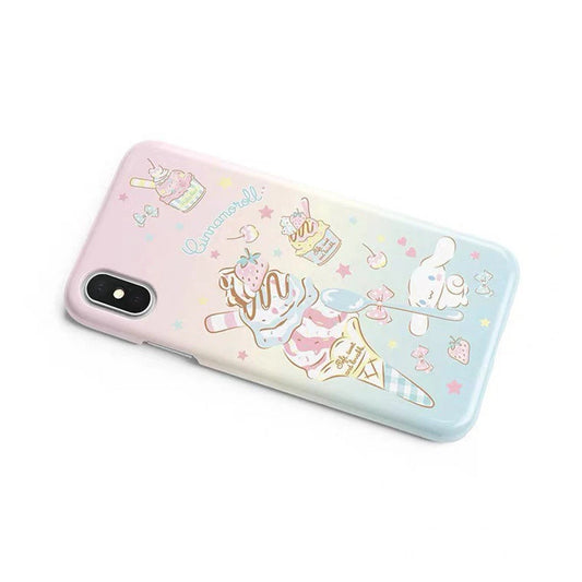 Japanese Cartoon CN with Ice Cream Sweets Deserts iPhone Case PLUS XS XR X 11 12 13 14 15 Pro Promax KawaiiGiftLand