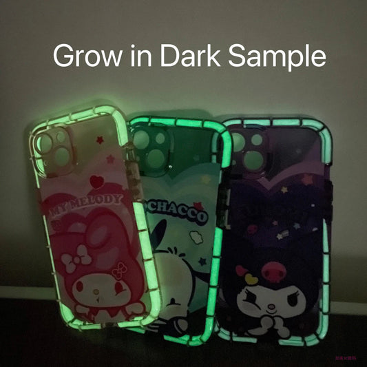 Toy Green Alien Story Teddy Bear Grow in Dark GId iPhone Case PLUS XS XR X 11 12 13 14 15 Pro Promax KawaiiGiftLand