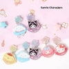 Sanrio Clip on earrings Stars My Melody Cinnamoroll Hello Kitty Kuromi Pompompurin